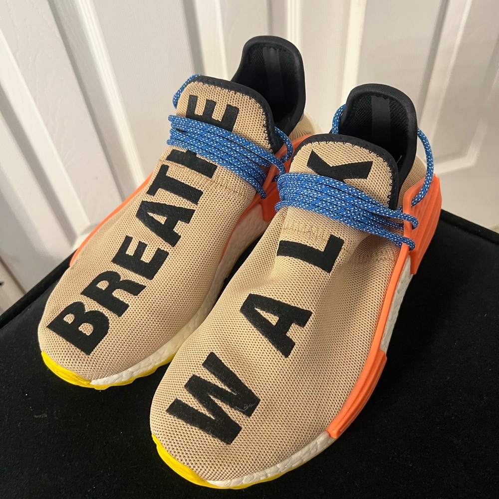 Adidas x Pharrell Breathe Walk NMD Human Race Tan Colorway Men’s 7